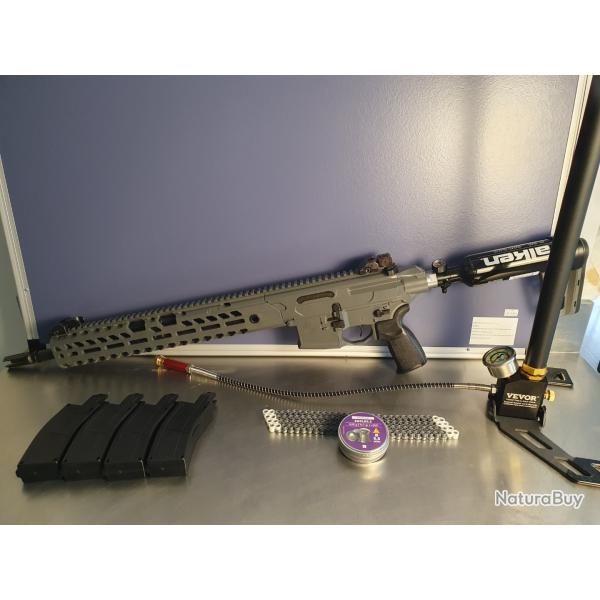 SIG VIRTUS PCP + 4 chargeurs +pompe