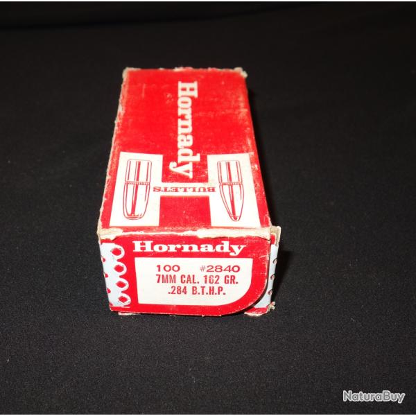 Une bo�te de 64 ogives 7mm calibre 284 154 gr