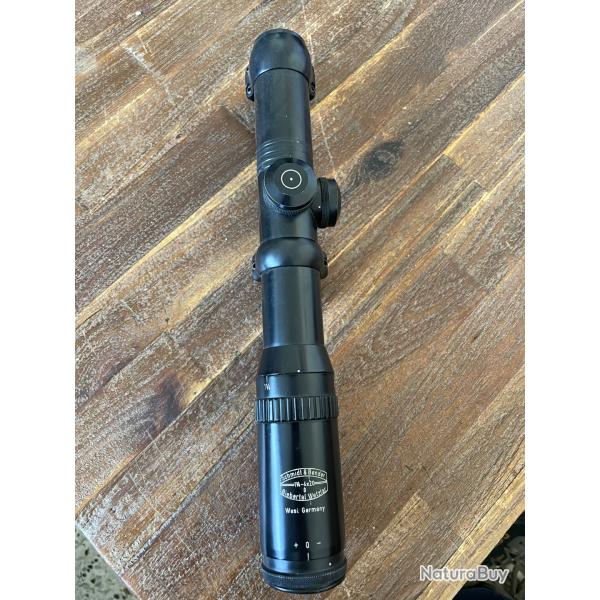 Lunette schmidt et bender 1-4x20 avec montage pivot