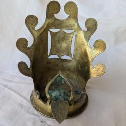 WW1 ALLEMAGNE ARTISANAT DE TRANCHEES ALLEMAND BOUGEOIR TAHURE 1914-15-16 1907 14-18