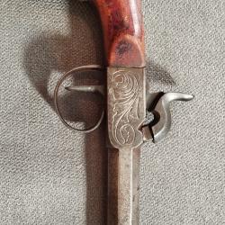 Pistolet &agrave; percussion poudre noire