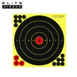 Cible R&eacute;active Jaune Elite Airgun Diam&egrave;tre 28 cm (x25)