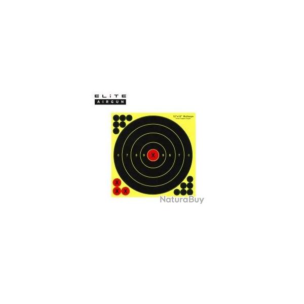 Cible R�active Jaune Elite Airgun Diam�tre 28 cm (x25)