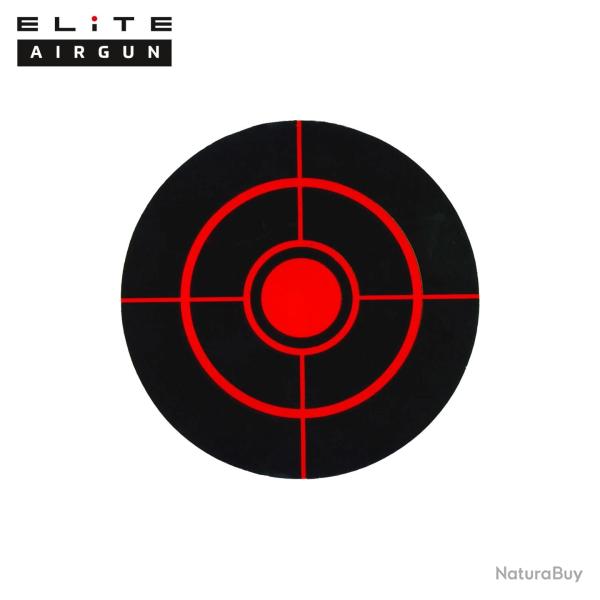 Cible R�active Rouge Elite Airgun Diam�tre 7,5 cm (x100)