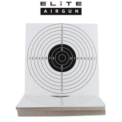 Cibles de tir Elite Airgun 17x17 cm (x100)