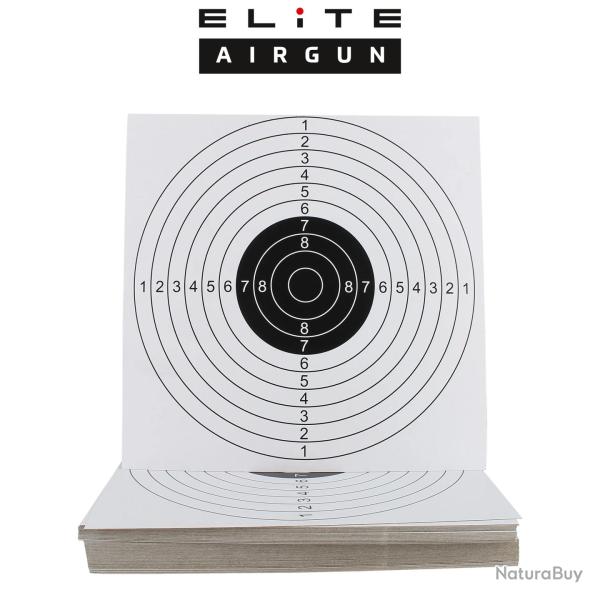 Cibles de tir Elite Airgun 17x17 cm (x100)