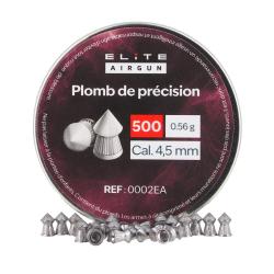 Plombs de pr&eacute;cision pointus - Elite Airgun - 4,5mm (x500)
