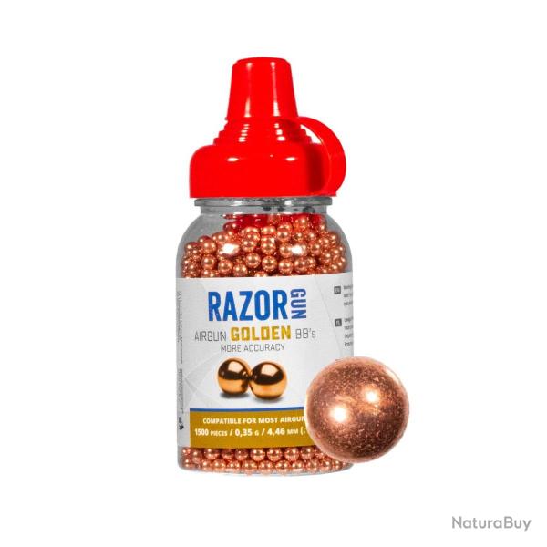 Billes Razor Gun Golden 4.5 mm BB'S (x1500)
