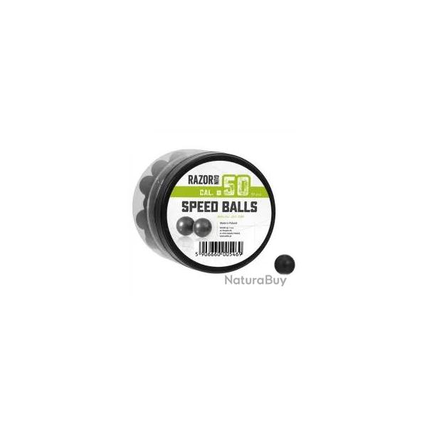 Balles caoutchouc Razor Gun Speed Balls .50 (x50)