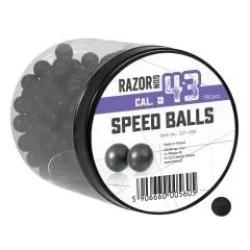 Balles caoutchouc Razor Gun Speed Balls .43 (x190)