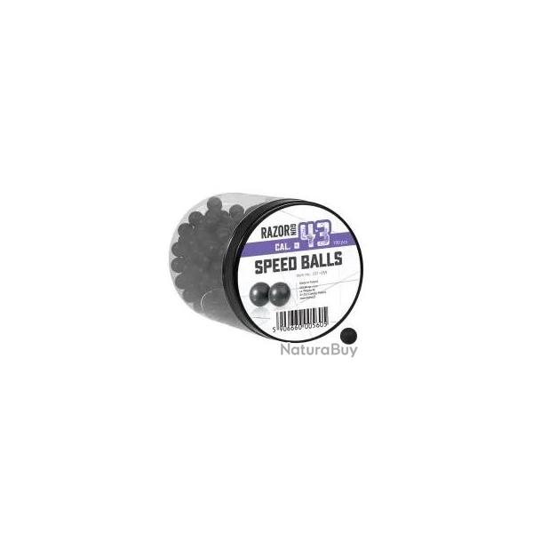 Balles caoutchouc Razor Gun Speed Balls .43 (x190)