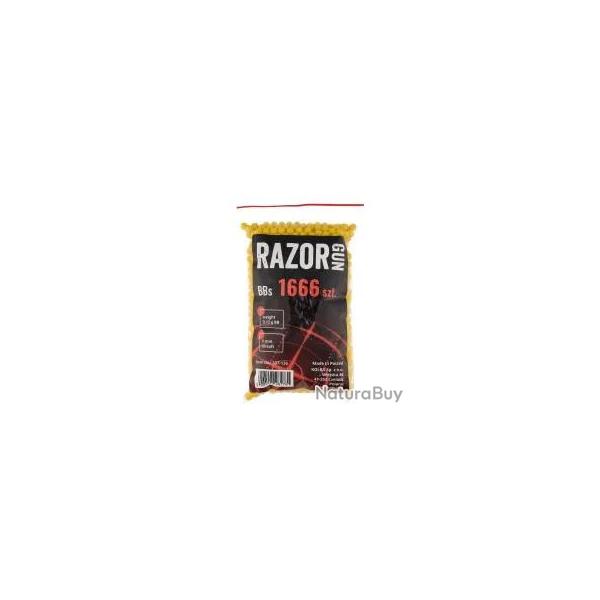 Billes jaunes Razor Gun 6 mm (x1666)