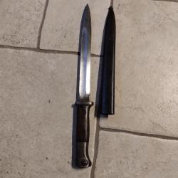 Baionnette Allemand mod&egrave;le 1884-98 2e type. J.A. Henckels 1917