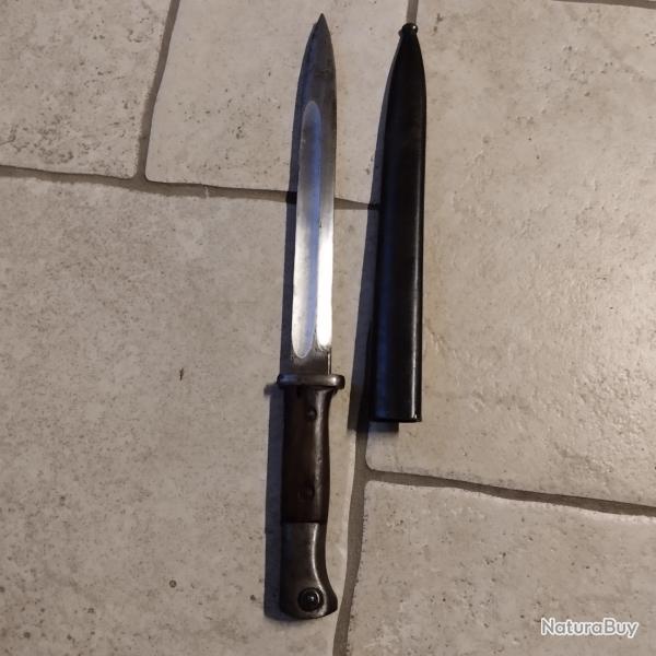 Baionnette Allemand mod�le 1884-98 2e type. J.A. Henckels 1917