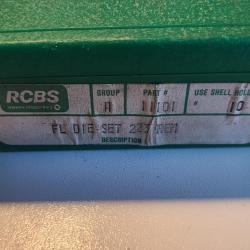 Jeu d'outils RCBS 223 Rem int&eacute;gral