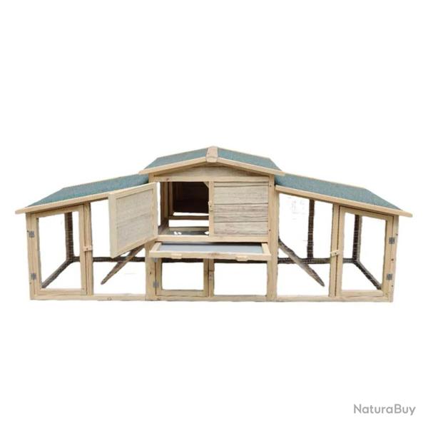 Poulailler Villa Cocotte en Pin Trait� - Jusqu'� 4 Poules