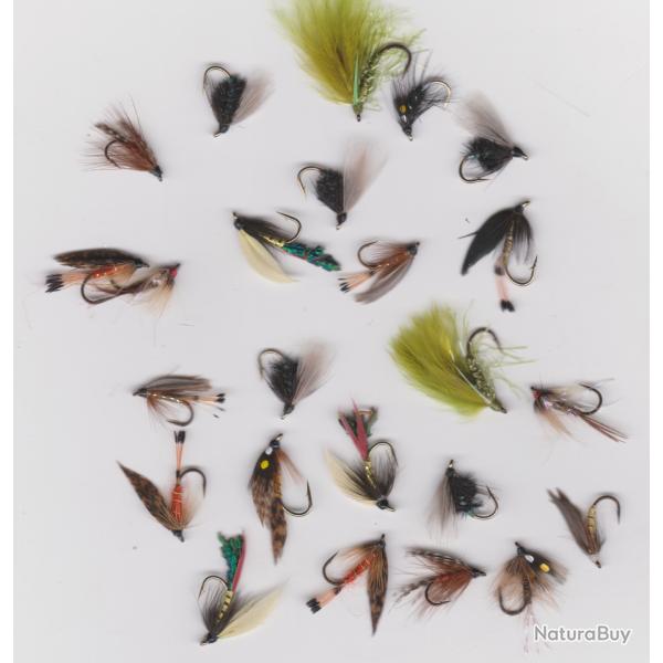 P�che Truite � la Mouche ; Lot de c( s�ches Hame�on 16
