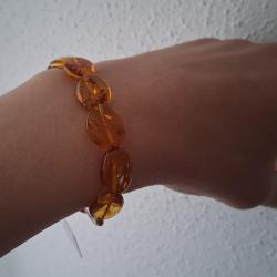 BRACELET EN V&Eacute;RITABLE AMBRE NEUF MER BALTIQUE RUSSIE