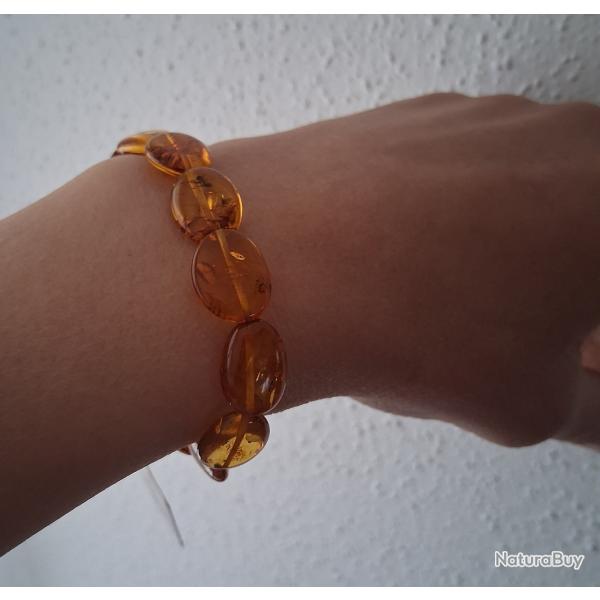 BRACELET EN V�RITABLE AMBRE NEUF MER BALTIQUE RUSSIE
