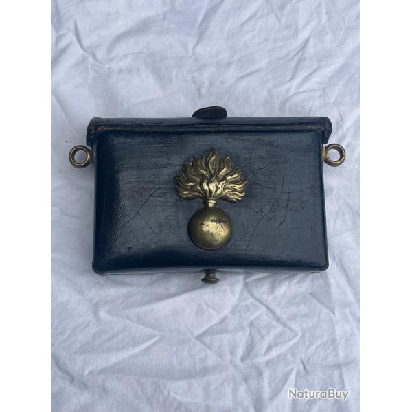 Ancien giberne de GENDARMERIE 2nd empire