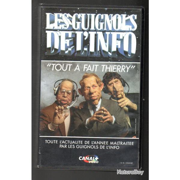 les guignols de l'info 2 tout � fait thierry  VHS soit CASSETTE VIDEO !!