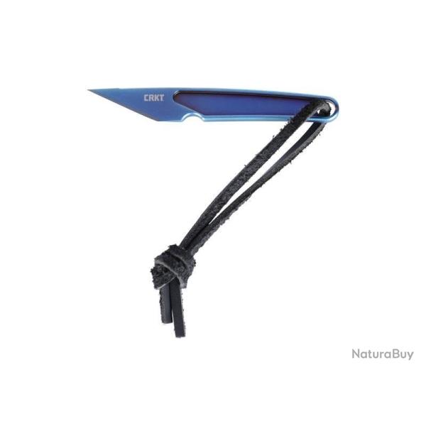 COUTEAU DE COU CRKT HANGTI TITANIUM BLEU