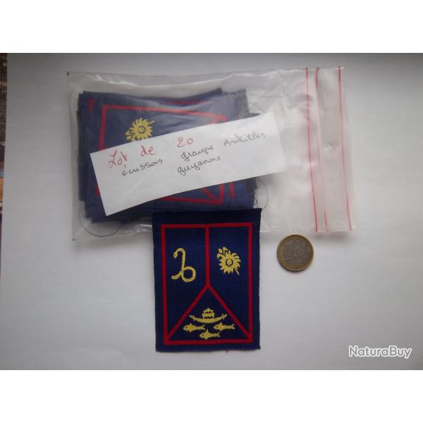 lot �cussons militaire insigne Antilles Guyane