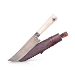 Couteau traditionnel ouzbek Pchak - 28,5 cm - fair main - acier au carbone
