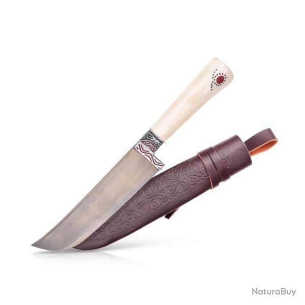Couteau traditionnel ouzbek Pchak - 28,5 cm - fair main - acier au carbone