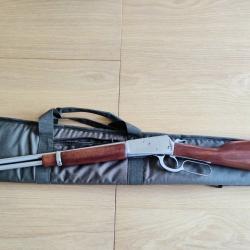 Carabine Rossi PUMA M067 inox &agrave; levier sous garde calibre 357 Mag