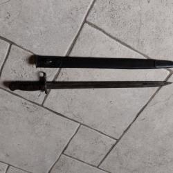 BAIONNETTE REMINGTON Pattern1913 avec fourreau cuir