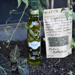 Huile d'olive a la nepita: fraicheur et saveurs