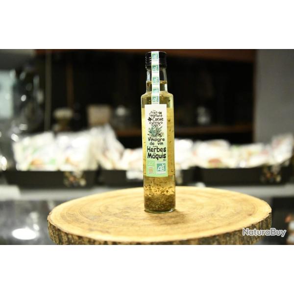 Vinaigre herbe du maquis corse: saveurs