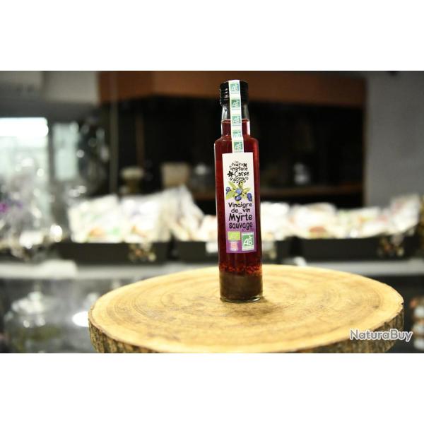 Vinaigre de vin au myrte sauvage: saveurs corse