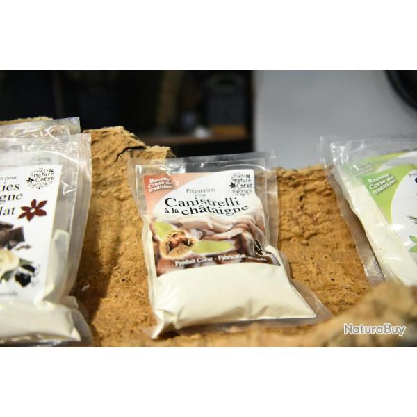 Preparation canistrelli chataigne:recette corse