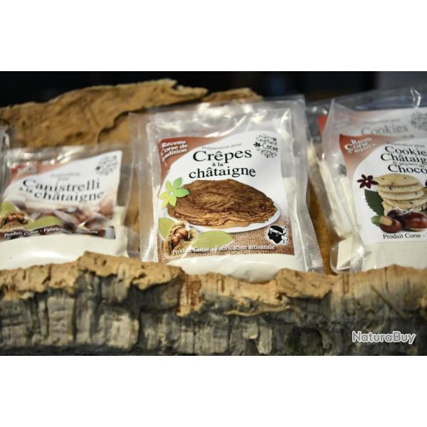 Pr�paration pour cr�pe corse � la ch�taigne