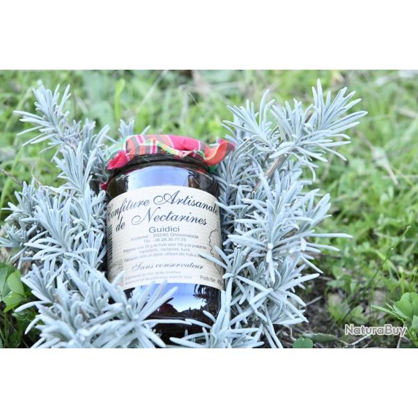 Confiture artisanale corse de nectarines Guidici