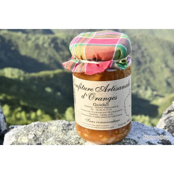 Confiture corse artisanale d'orange