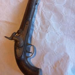 replique poudre noire ann&eacute;e 70 ;pistolet