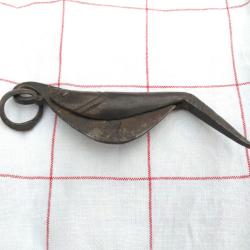 Ancien couteau traditionnel chinois Couteau perroquet avec marque Objet ethnique