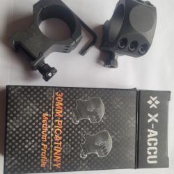 COLLIERS  X-ACCU 30mm MEDIUM ALUMINIUM