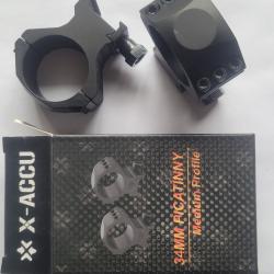 COLLIERS  X-ACCU 34mm MEDIUM ALUMINIUM