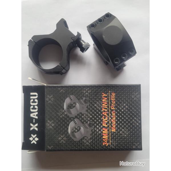 COLLIERS  X-ACCU 34mm MEDIUM ALUMINIUM