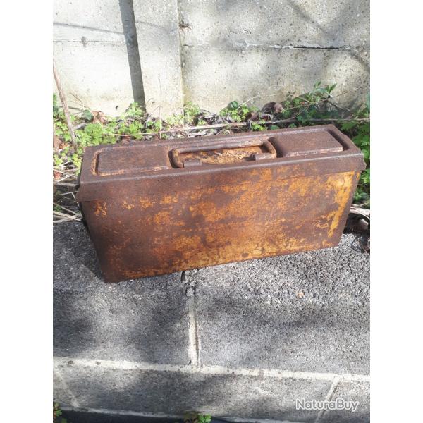 caisse de transport de bande de munitions MG (caisse vide)