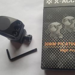 COLLIERS  X-ACCU 30mm HAUT ALUMINIUM