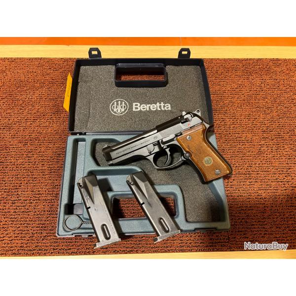 PISTOLET BERETTA 92FS COMPACT CALIBRE 9X19 - 2 CHARGEURS - OCCAS