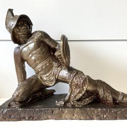 Statue Sculpture Atypique Sign&eacute;e WILLIAM MAROTTA Original 1969 U.S.A. Gladiateur