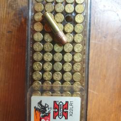 Boite 100 cartouches 22 long Rifle. Winchester.