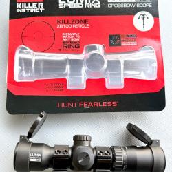 lunette de vis&eacute;e 1,5-5x32 Killer Instinct Lumix.