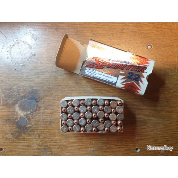 Boite 50 cartouches 22 Long Rifle Winchester.
